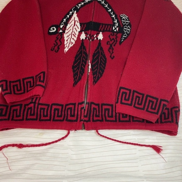 Vintage Tejidos Ruminahui Sweater - Indigenous Print - Wool - Men’s Size XL - Picture 3 of 12